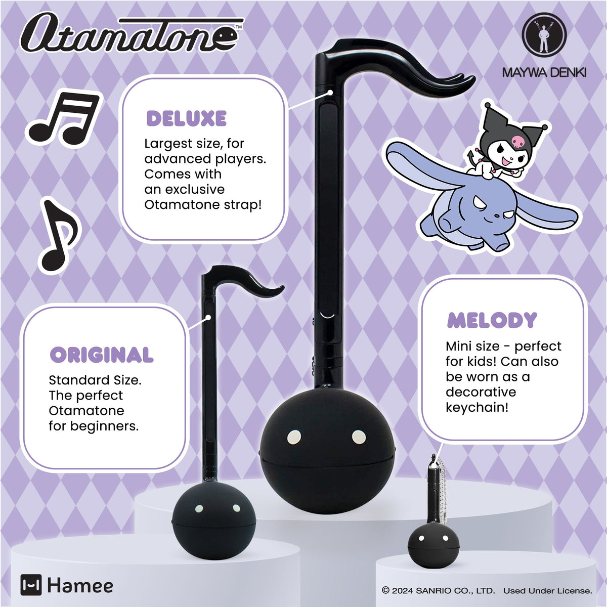 Kuromi Otamatone Musical Toy Toys&amp;Games Hamee.com - Hamee US   