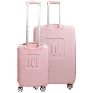 Hello Kitty x FUL Pose 2-Pc Hardshell Luggage (Pink) Suitcases Ful Luggage   