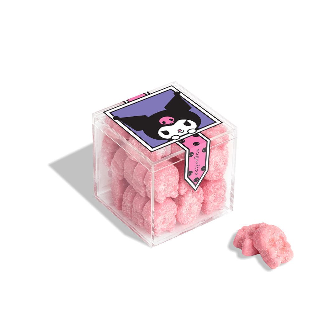 Kuromi x Sugarfina Pink Skulls (Small Candy Cube) Seasonal Sanrio Drop Ship - Sugarfina   