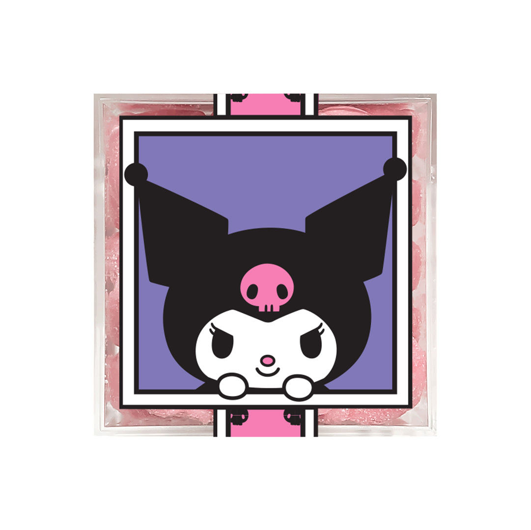 Kuromi x Sugarfina Pink Skulls (Small Candy Cube) Seasonal Sanrio Drop Ship - Sugarfina   