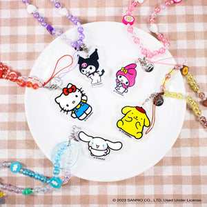 Pompompurin Beaded Charm Mobile Phone Wrist Strap Accessory Hamee.com - Hamee US   