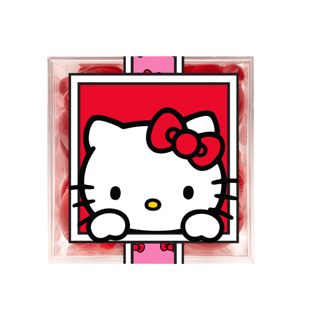 Hello Kitty x Sugarfina Red Apple Gummies (Small Candy Cubes) Seasonal Sanrio Drop Ship - Sugarfina   