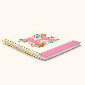 Hello Kitty x Studio Oh! College Letters Extra-Large Spiral Notebook Stationery Studio Oh!   