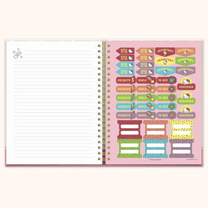 Hello Kitty x Studio Oh! College Letters Extra-Large Spiral Notebook Stationery Studio Oh!   