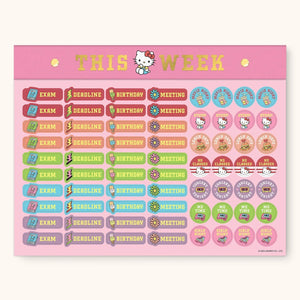 Hello Kitty x Studio Oh! College Letters Weekly Desk Pad Stationery Studio Oh!   