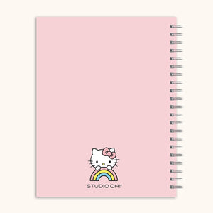 Hello Kitty x Studio Oh! Classic Pink Extra-Large Spiral Notebook Stationery Studio Oh!   