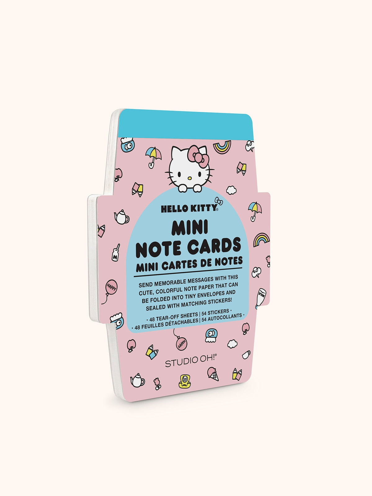 Hello Kitty x Studio Oh! Classic Pink Mini Memo with Stickers Stationery Studio Oh!   