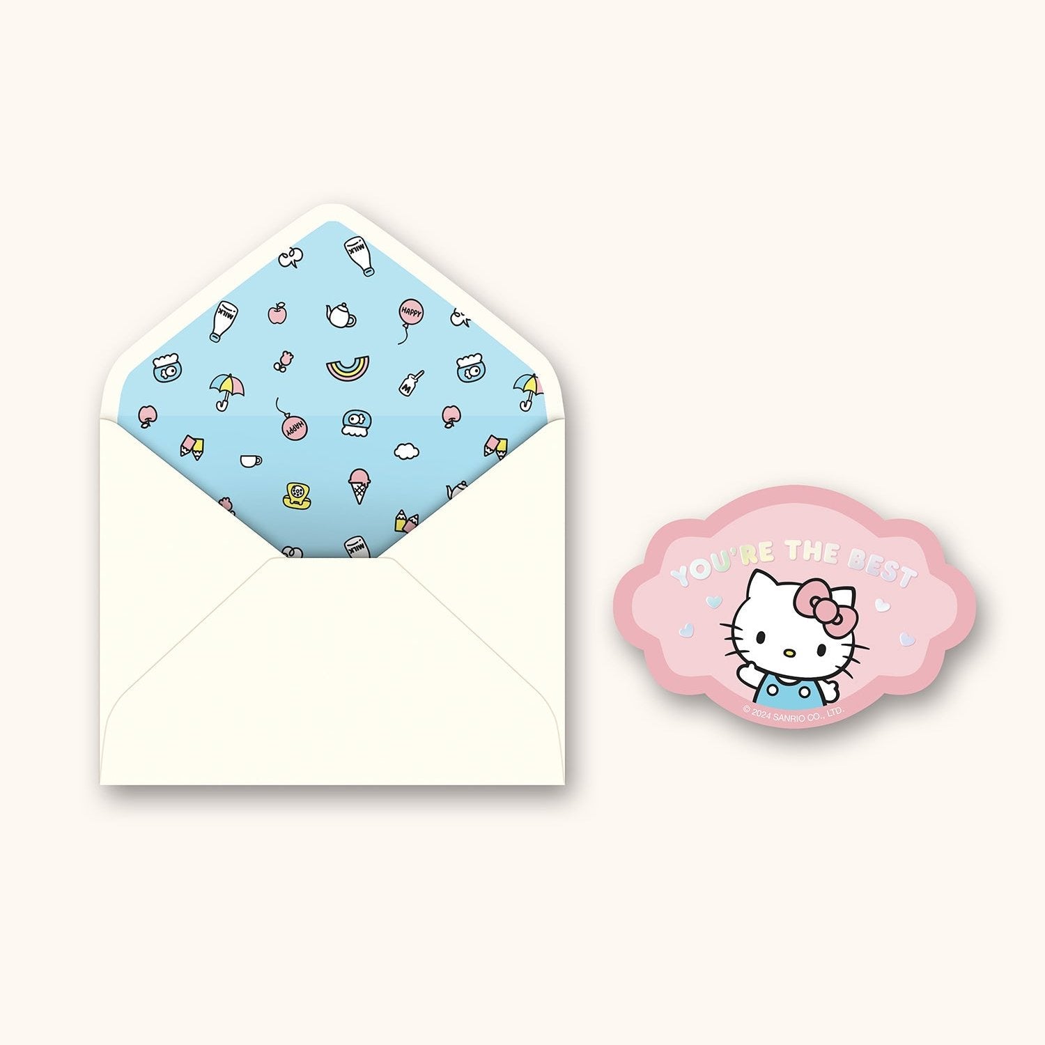 Hello Kitty x Studio Oh! Thank You Deluxe Greeting Card Stationery Studio Oh!   