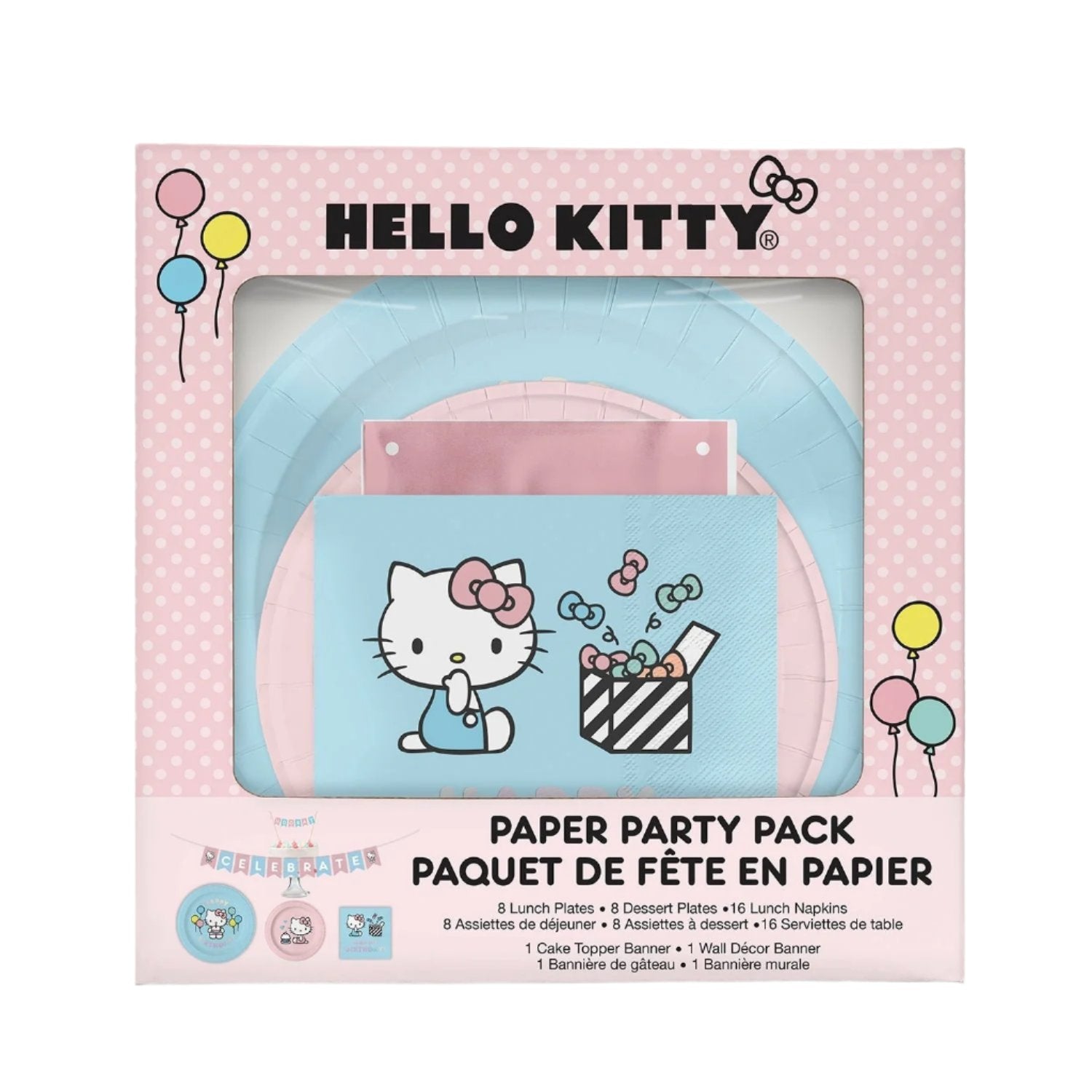 Hello Kitty x Studio Oh! Happy Birthday Paper Party Pack Party Pack Studio Oh!   