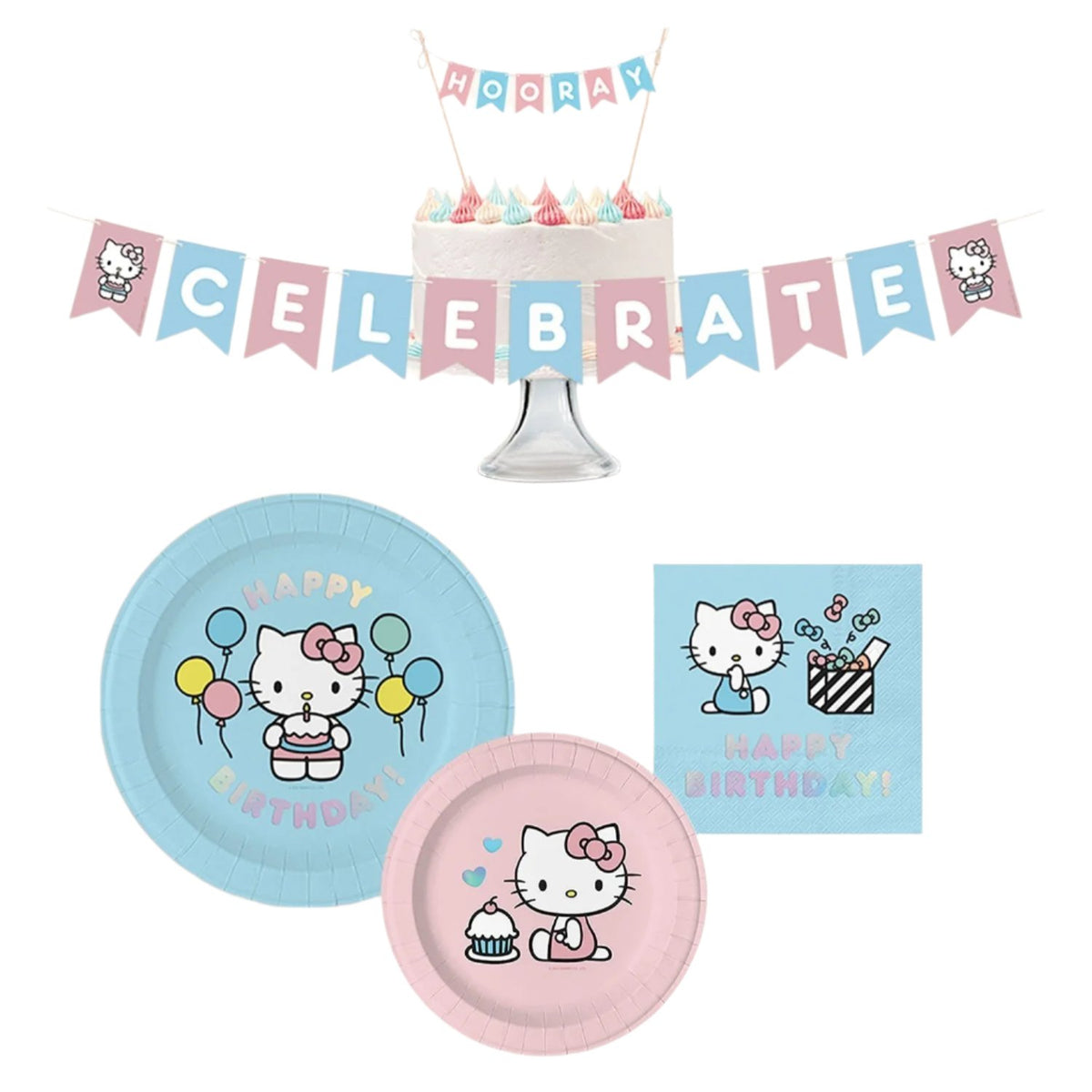 Hello Kitty x Studio Oh! Happy Birthday Paper Party Pack Party Pack Studio Oh!   