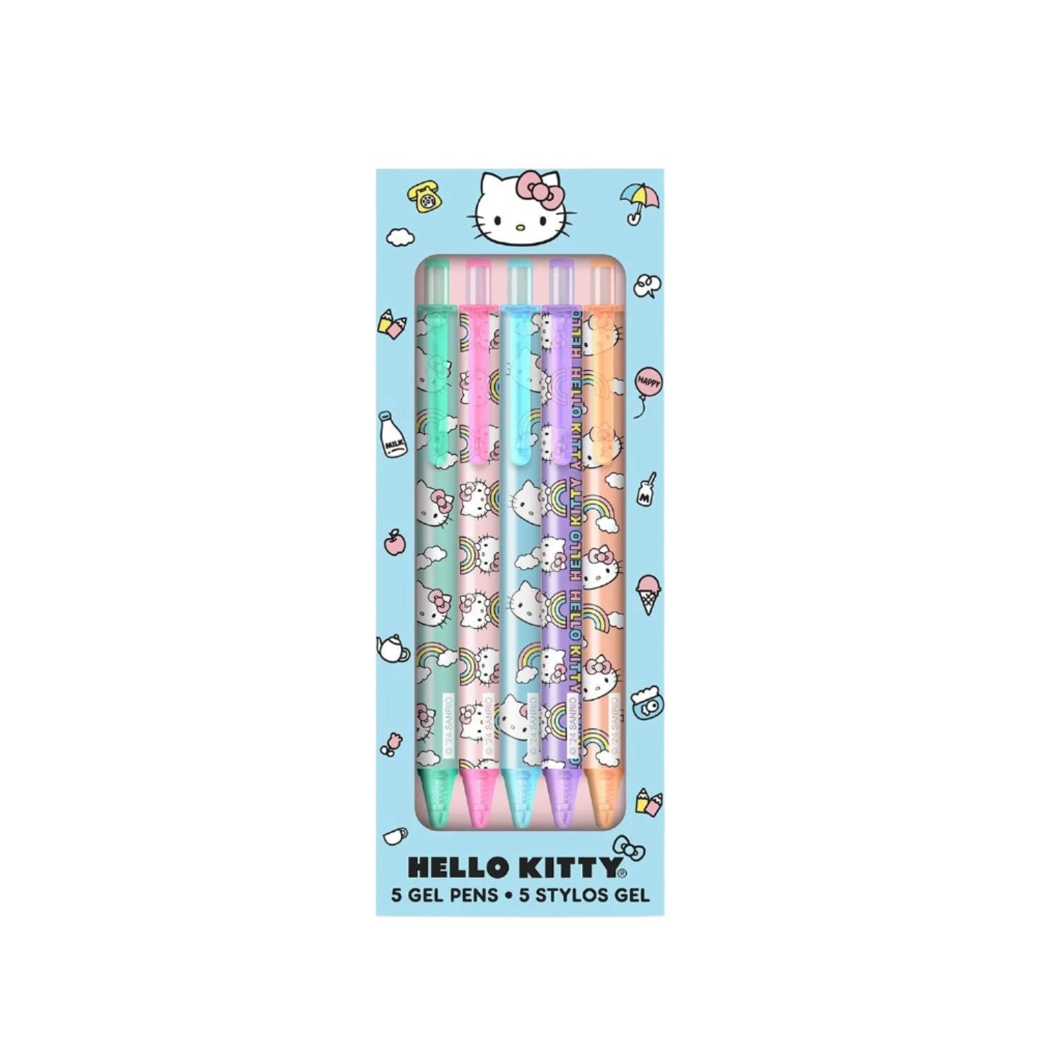 Hello Kitty x Studio Oh! Classic Blue Gel Pens Stationery Studio Oh!   