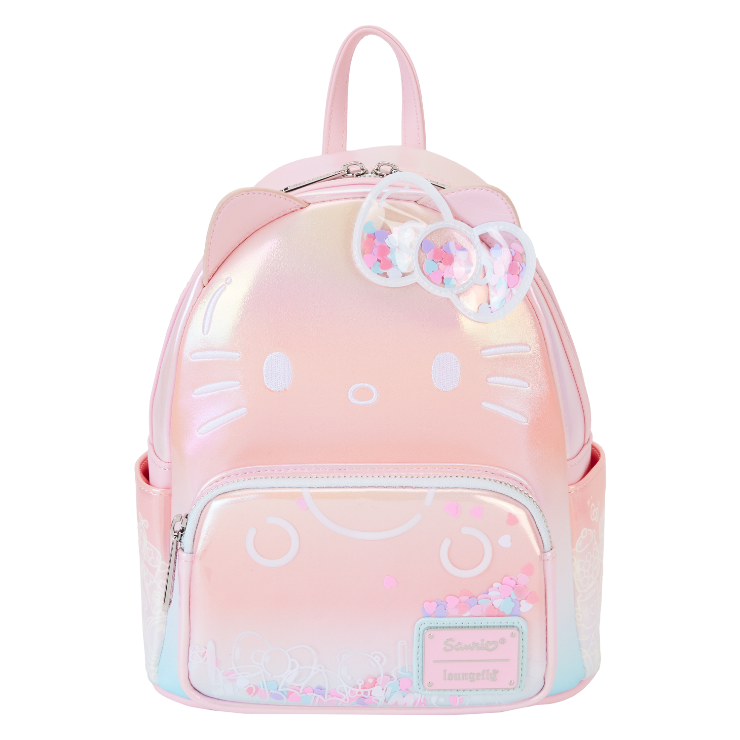 Hello Kitty x Loungefly 50th Anniv. Clear & Cute Mini Backpack Bags Loungefly   