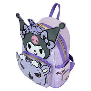 Kuromi x Loungefly Pumpkin Light Up Mini Backpack Bags Loungefly   