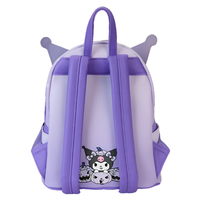 Kuromi x Loungefly Pumpkin Light Up Mini Backpack Bags Loungefly   