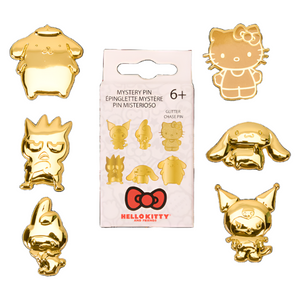 Hello Kitty and Friends x Loungefly 50th Anniv. Gold Blind Box Pin Toys&Games Loungefly   