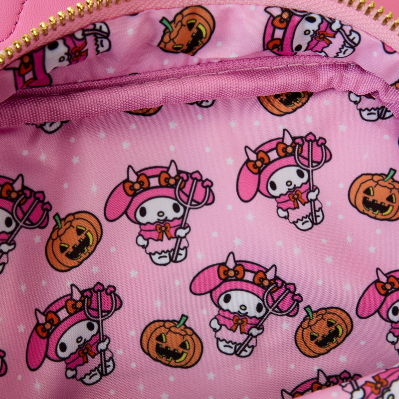 My Melody x Loungefly Pumpkin Crossbuddies Bag Bags Loungefly   