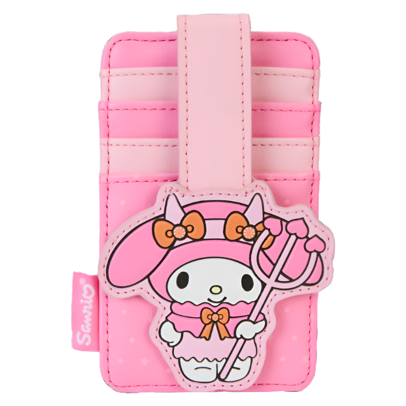 My Melody x Loungefly Pumpkin Card Holder Bags Loungefly   