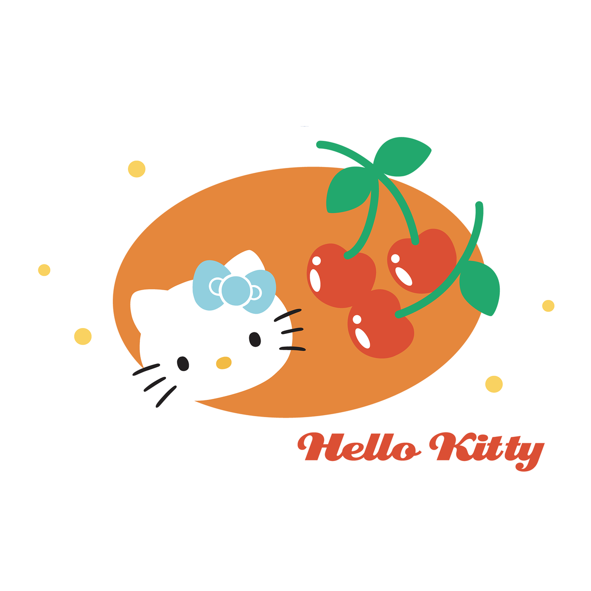 Hello Kitty Summer Cherry Tee Apparel Printful   