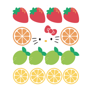 Hello Kitty Fruit Slices Tee Apparel Printful   