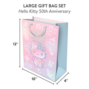 Hello Kitty x Studio Oh! 50th Anniversary Gift Bag Set Gift Bag Sets Orange Circle   