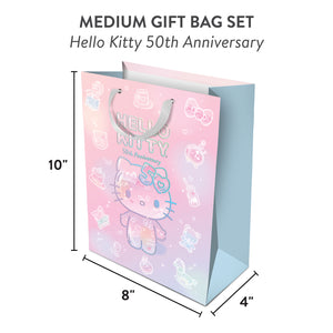 Hello Kitty x Studio Oh! 50th Anniversary Gift Bag Set Gift Bag Sets Orange Circle   