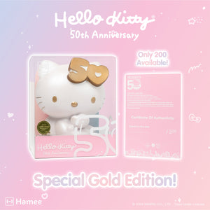 Hello Kitty 50th Anniversary Gold Jumbo SquiSHU Toys&Games Hamee.com - Hamee US   