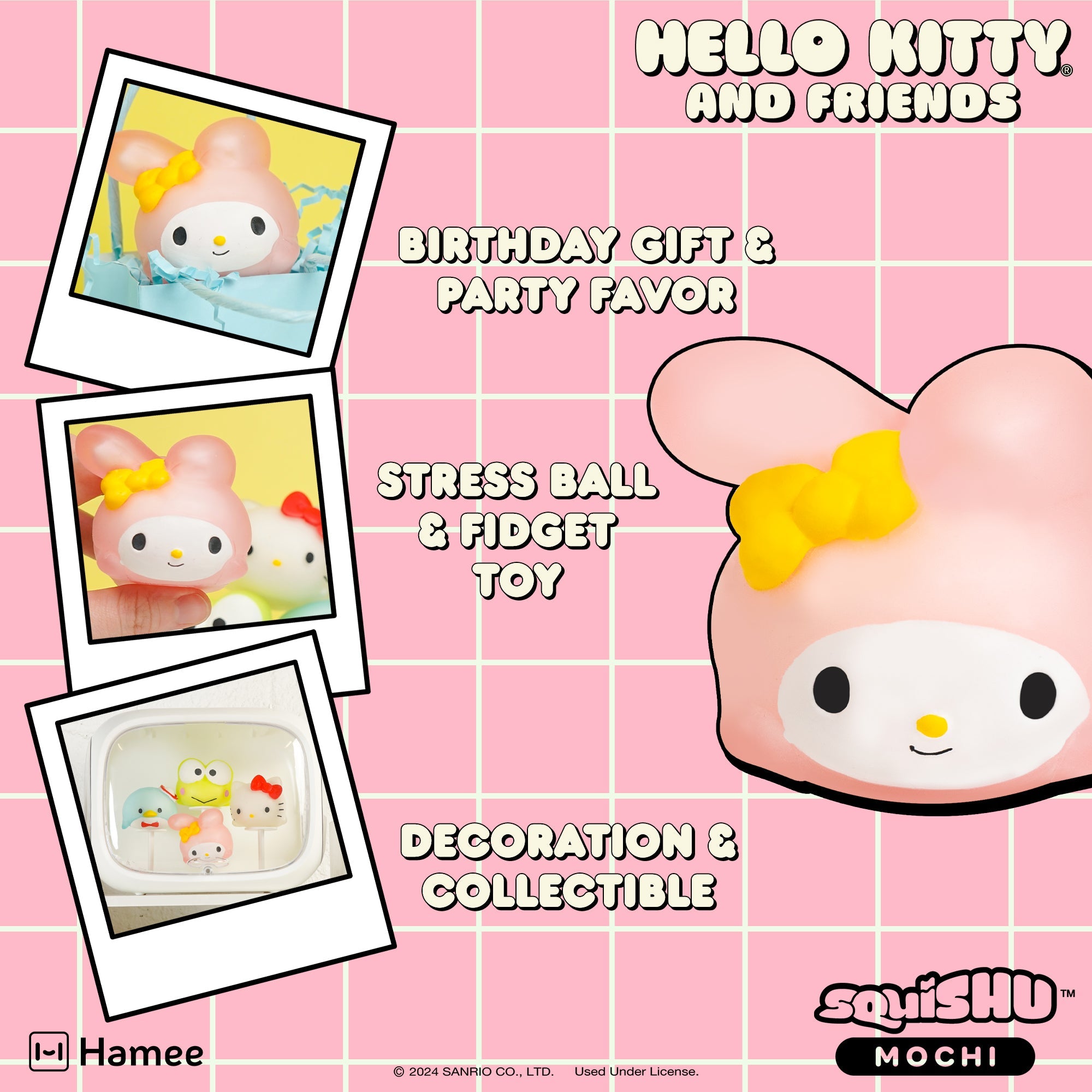 My Melody Mochi SquiSHU (Series 2) Toys&Games Hamee.com - Hamee US   