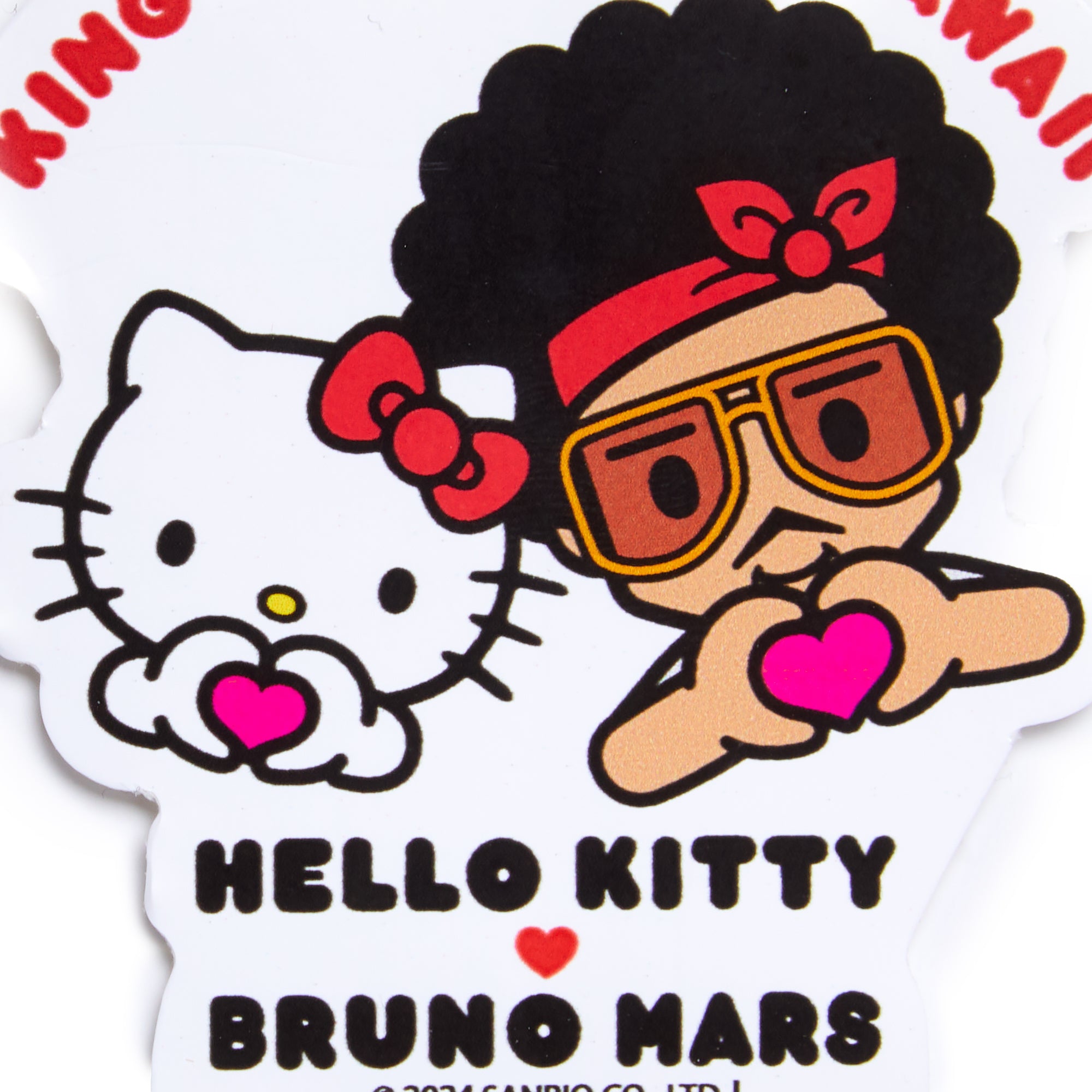 Hello Kitty x Bruno Mars Oversized Sticker Stationery Banbury Capital