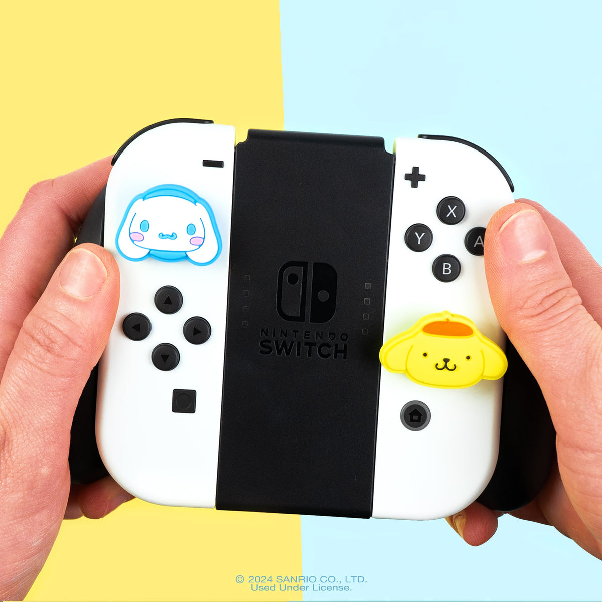 Hello Kitty and Friends Switch Grip Caps (Cinnamoroll + Pompompurin) Tech Accessory Hamee.com - Hamee US   