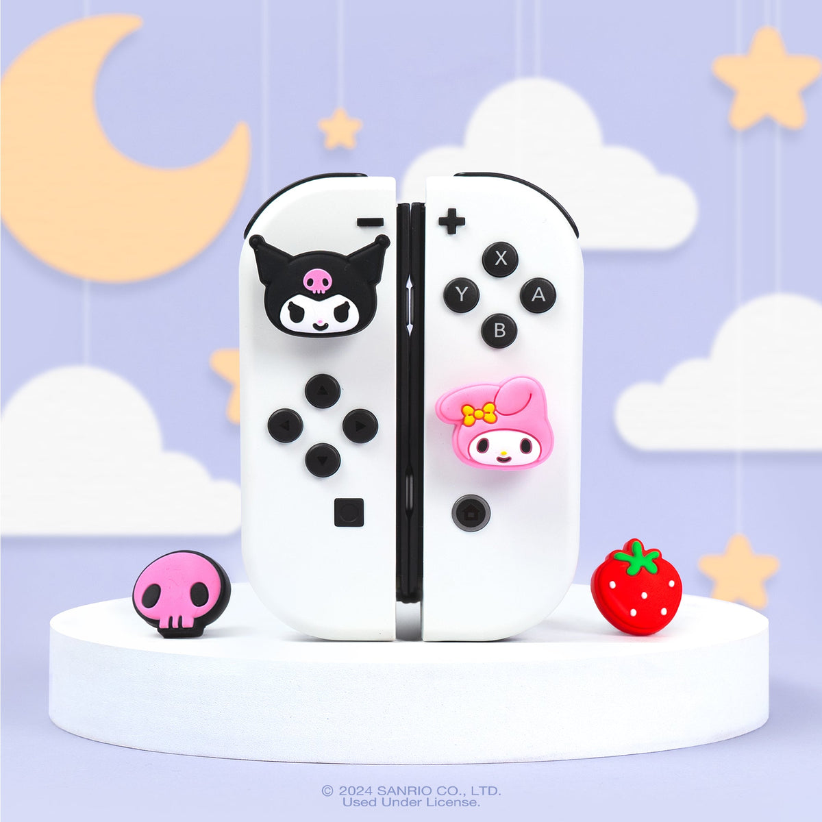 Hello Kitty and Friends Switch Grip Caps (Kuromi + My Melody) Tech Accessory Hamee.com - Hamee US   