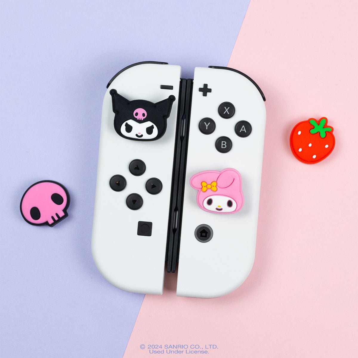 Hello Kitty and Friends Switch Grip Caps (Kuromi + My Melody) Tech Accessory Hamee.com - Hamee US   