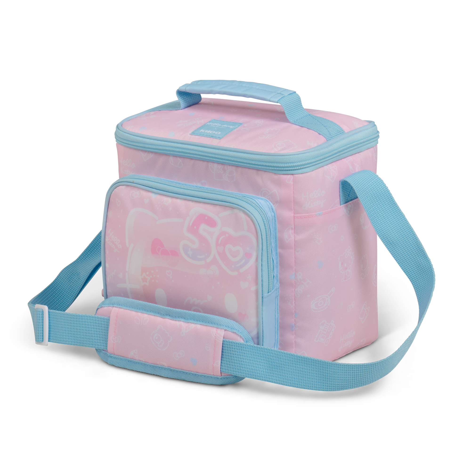 Hello Kitty x Igloo 50th Anniversary Square Lunch Cooler Bag Travel Igloo Products Corp   