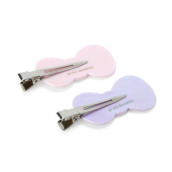 Hello Kitty 2-Piece Bow Hair Clip Set (50th Anniv. The Future In Our E