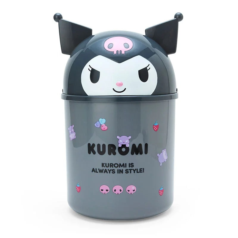 Kuromi Tidy Trash Bin Home Goods Japan Original   