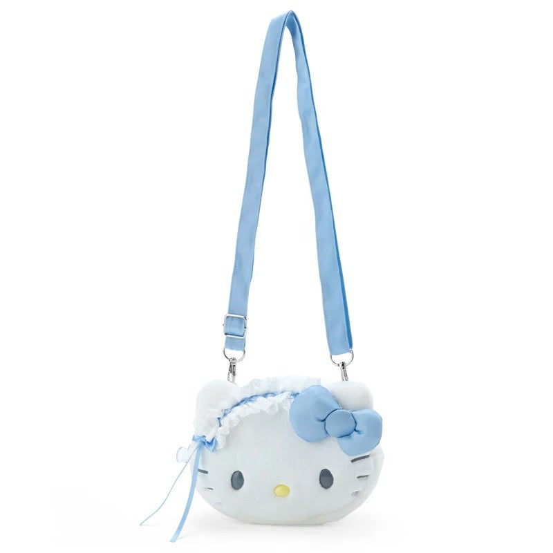 Hello Kitty Plush Crossbody Bag (Sky Blue Series) Bags Japan Original   