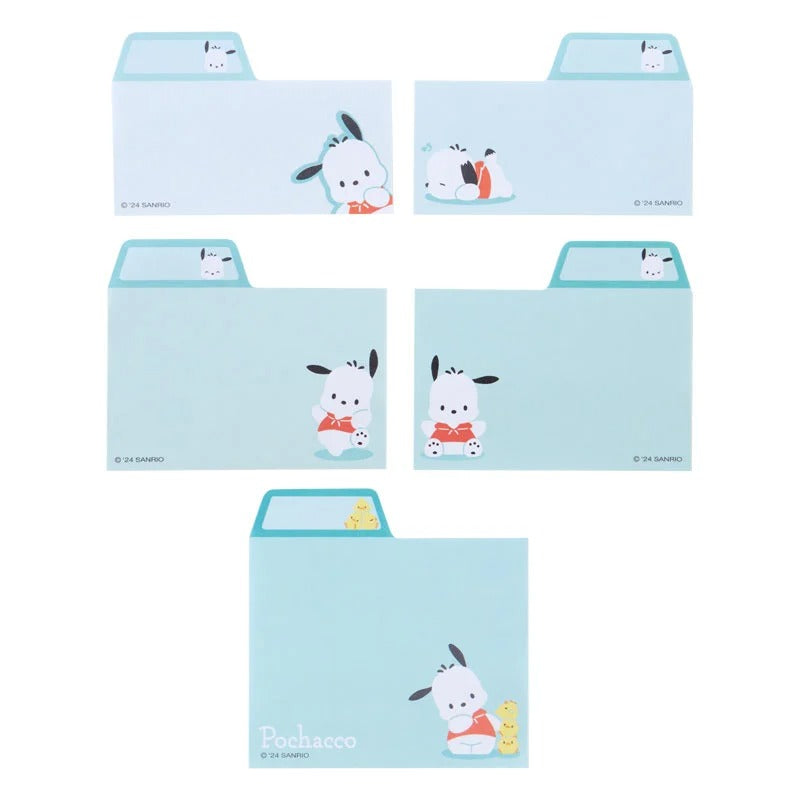 Pochacco Index Tab Sticky Notes Stationery Japan Original   