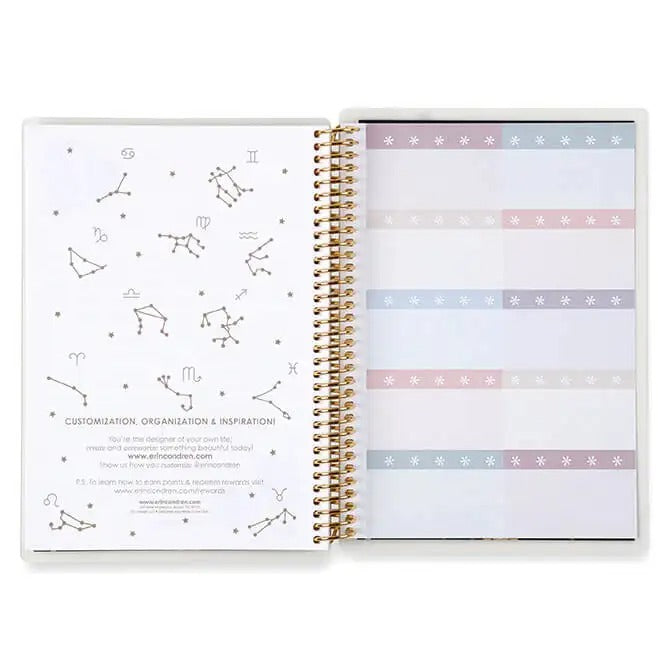 Hello Kitty x Erin Condren Zodiac A5 Coiled Notebook Stationery ERIN CONDREN   