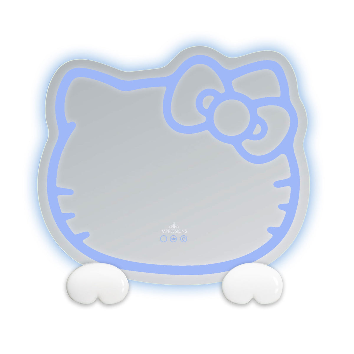 Hello Kitty x Impressions Vanity RGB Wall Mirror 2.0 W/ Bluetooth Speakers and Specialty Base Home Goods Impressions Vanity Co.   