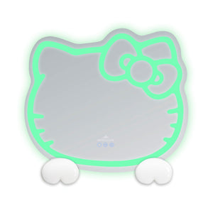 Hello Kitty x Impressions Vanity RGB Wall Mirror 2.0 W/ Bluetooth Speakers and Specialty Base Home Goods Impressions Vanity Co.   