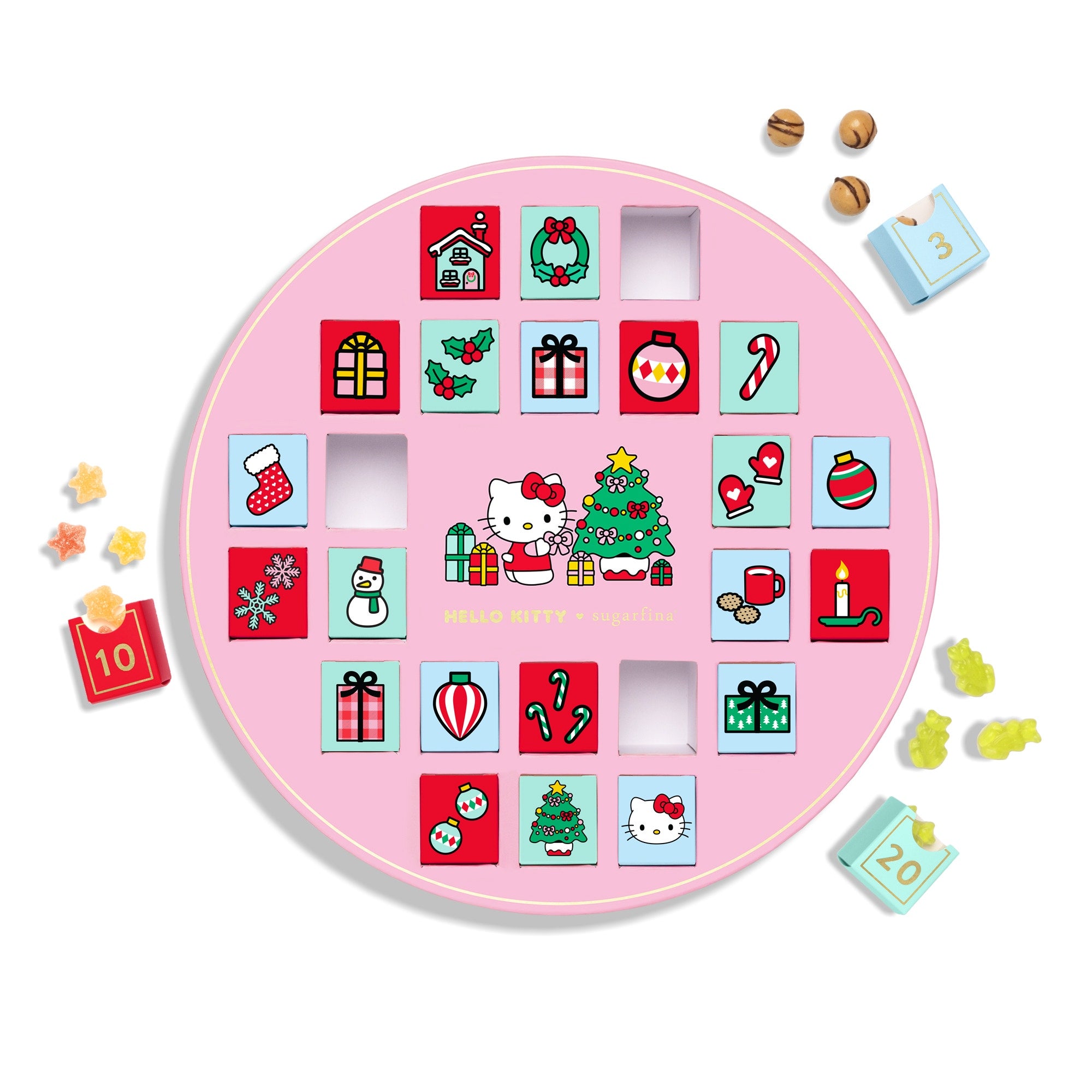 Hello Kitty x Sugarfina Holiday Candy Advent Calendar Seasonal SUGARFINA   