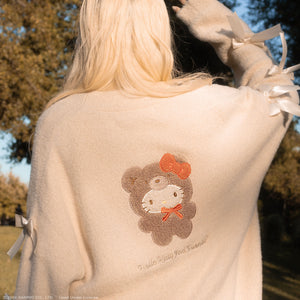 Hello Kitty Cozy Kuma JapanLA Cardigan Apparel JAPANLA   