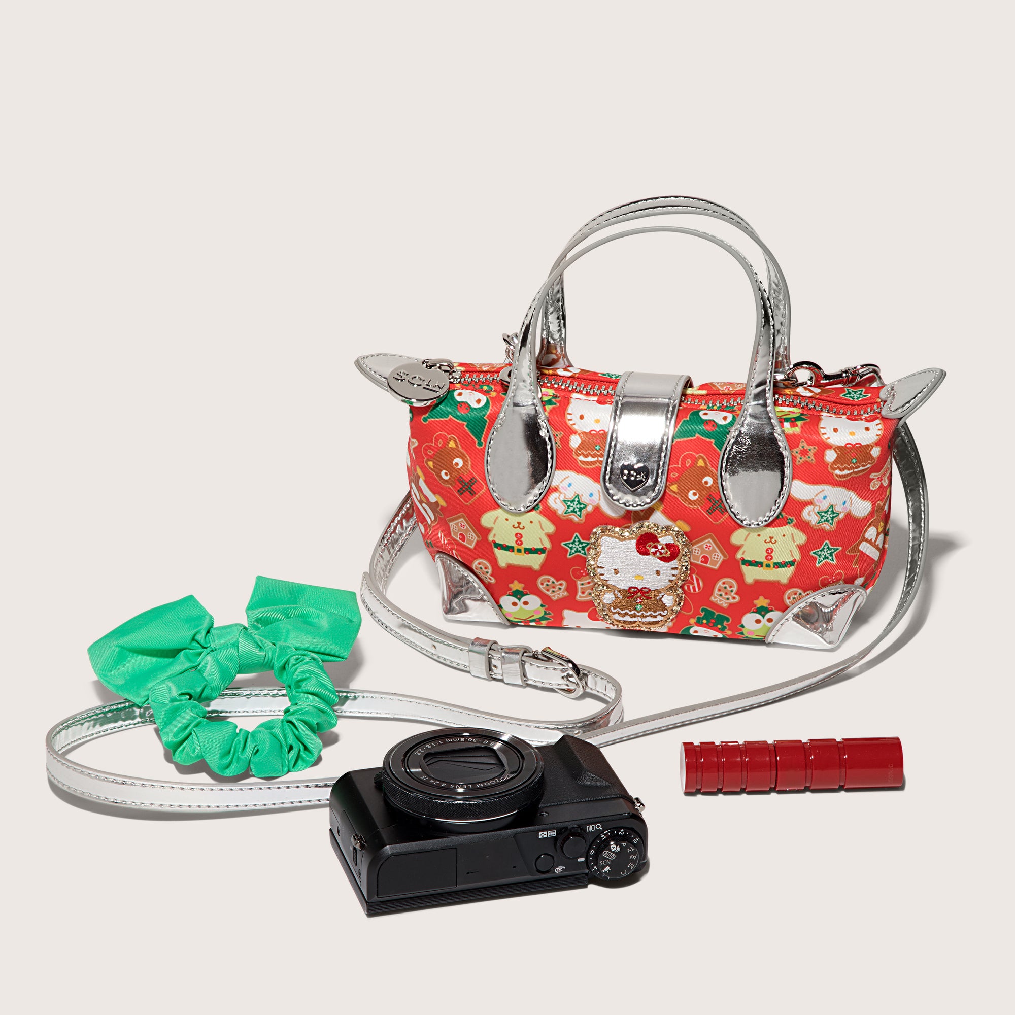 Hello Kitty and Friends x Stoney Clover Lane Holiday Pouchette Crossbody Bag Bags STONEY CLOVER LANE   