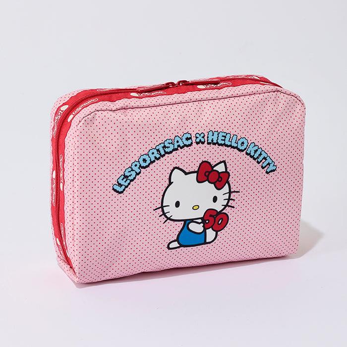 Hello Kitty x LeSportsac Extra Large Rectangular Cosmetic Bag (Party Time!) Bags LeSportsac   