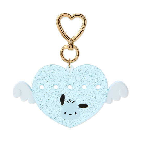 Pochacco Customizable Heart Keychain (My Pachirun Series) Accessory Japan Original