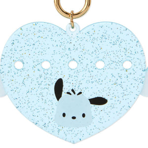 Pochacco Customizable Heart Keychain (My Pachirun Series) Accessory Japan Original