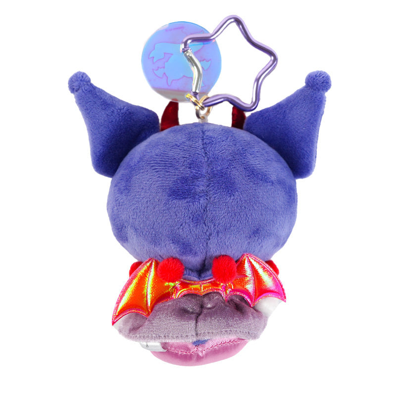 Kuromi Dark Plush Mascot Keychain (Bright and Dark Angel Series) Accessory Global Original