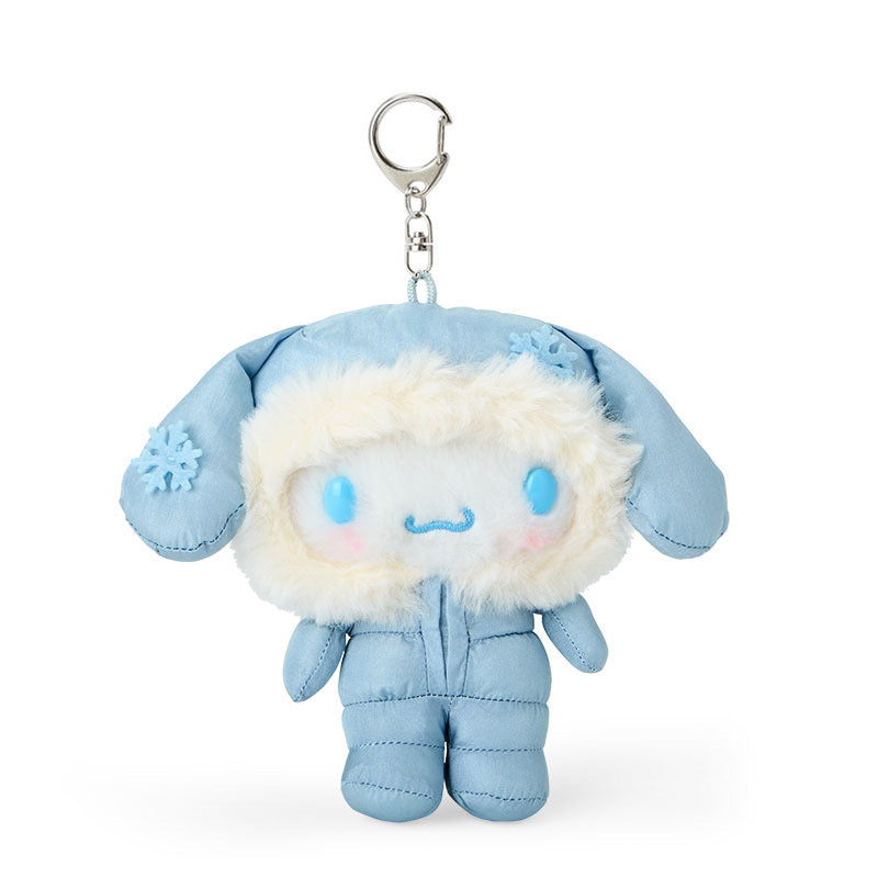 Cinnamoroll Plush Mascot Keychain (Winter Snowsuit Series) Accessory Japan Original   