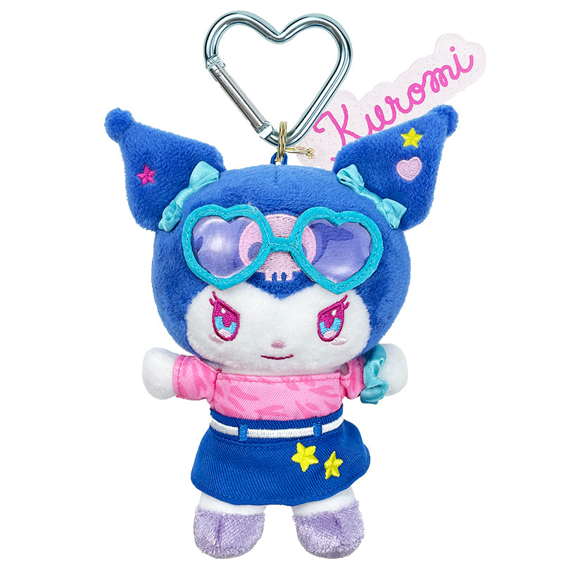 Kuromi Plush Mascot Keychain (Kuromi Loves U) Accessory Global Original