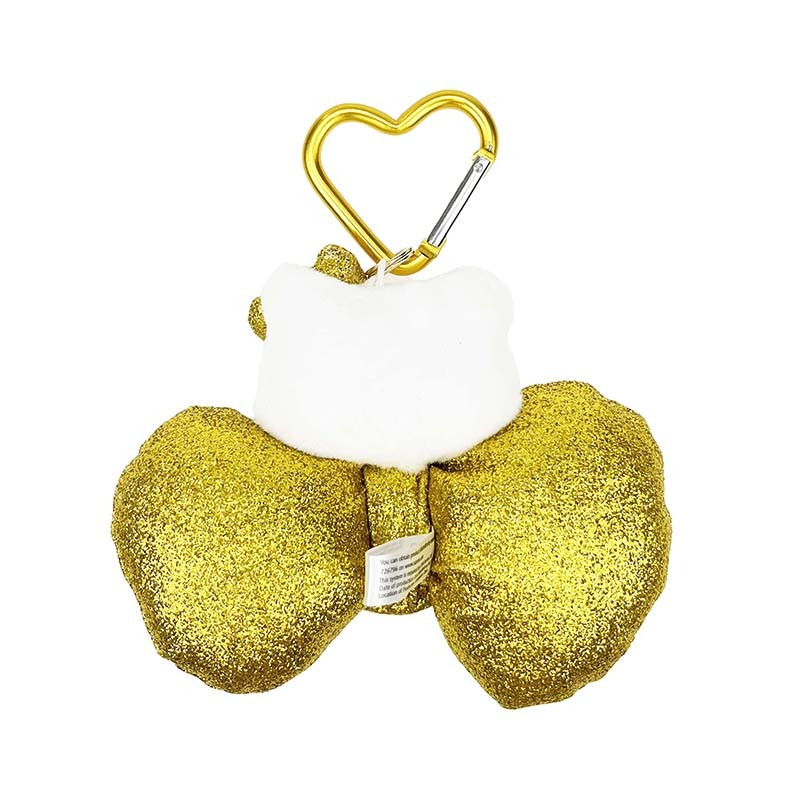 Hello Kitty 50th Anniv. Gold Mascot (Metallic Bow Series) Accessory Global Original