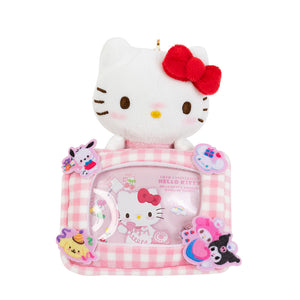 Hello Kitty 50th Anniv. Plush Mascot Badge Holder (Full of Happy Series) Home Goods Global Original   